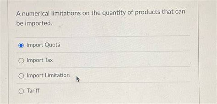 Are numerical limitations on the quantity?