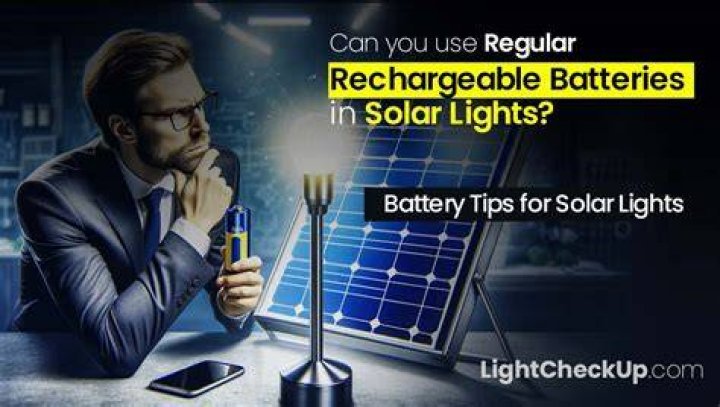 Can solar light batteries be charged?