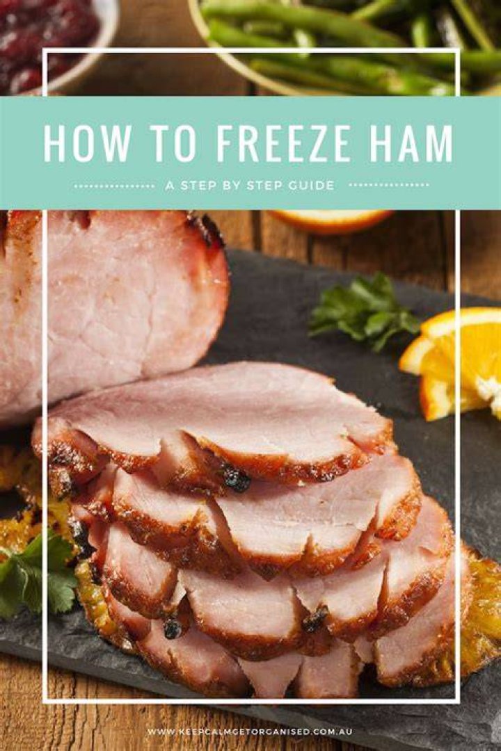 Can you freeze cooked ham slices?
