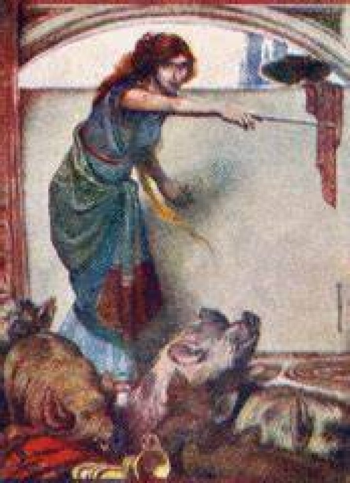 Did circe and odysseus have a child?