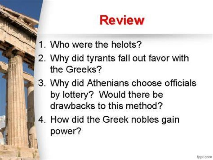 Did the athenians choose officials by lottery?