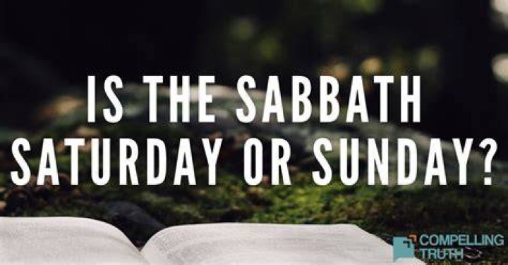 Did the sabbath used to be on saturday?