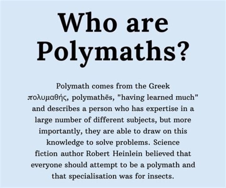 Do polymaths still exist?