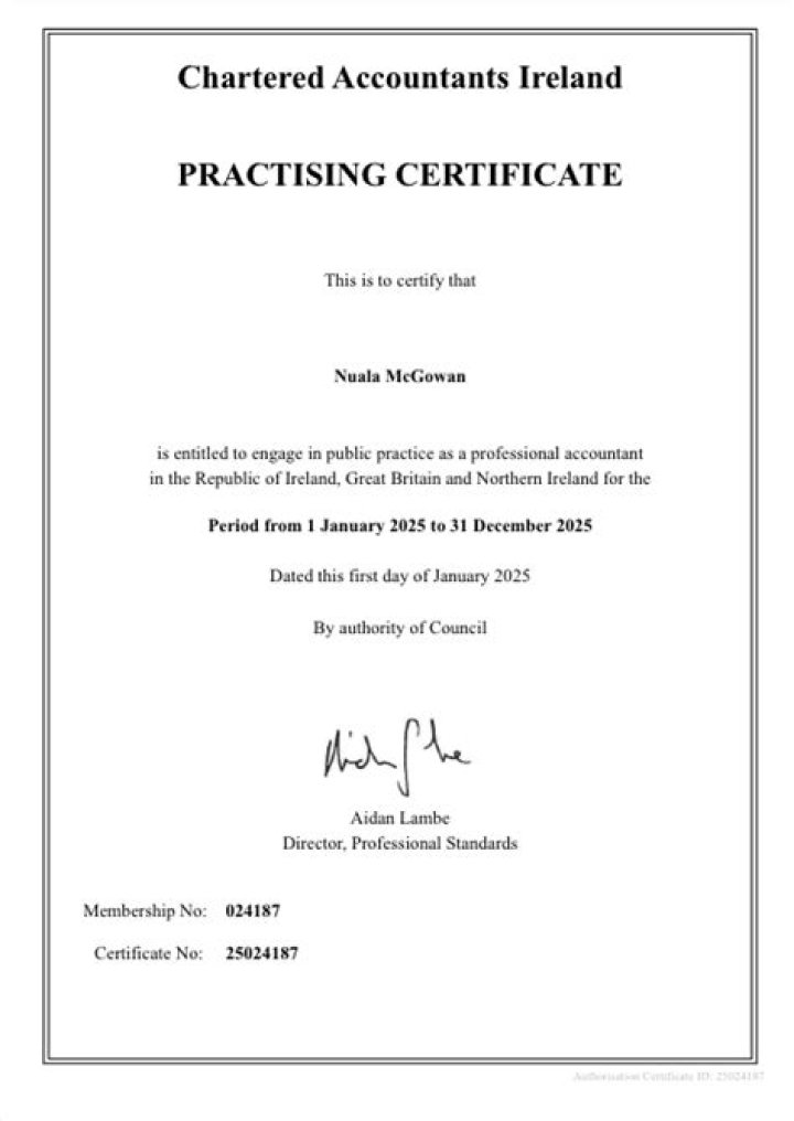 Does an accountant need a practising certificate?