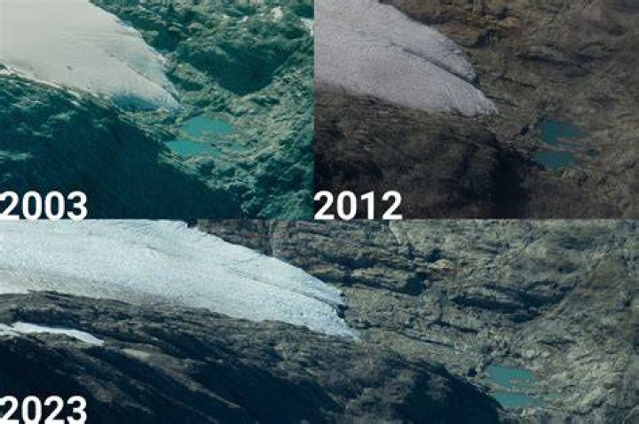 Does the alps have any glaciers?