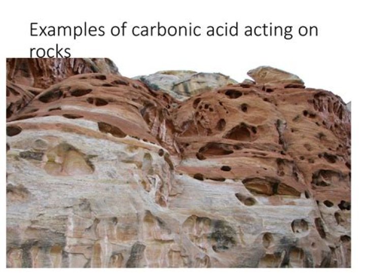 How carbonic acid weather rocks?