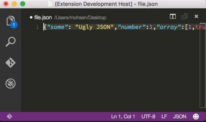 How to prettify json in notepad++?