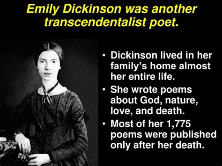 Is emily dickinson a transcendentalist?
