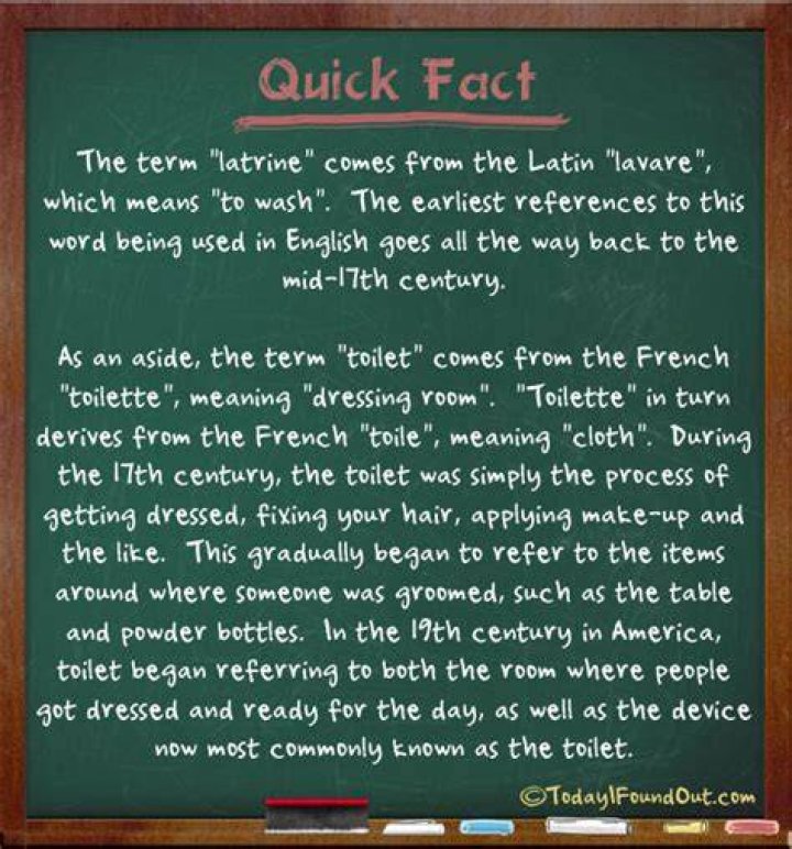 Is latrine a english word?