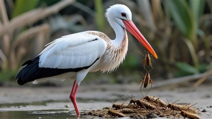 What do storks eat?