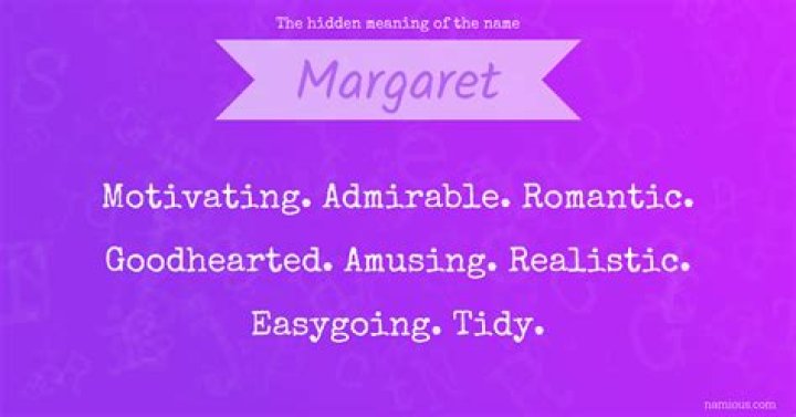 What does margaret mean?