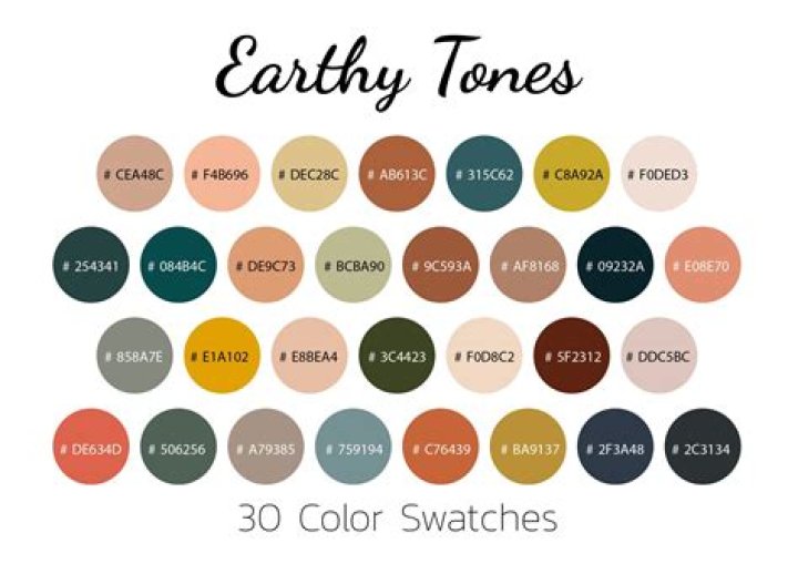 What earthy colours go with grey?