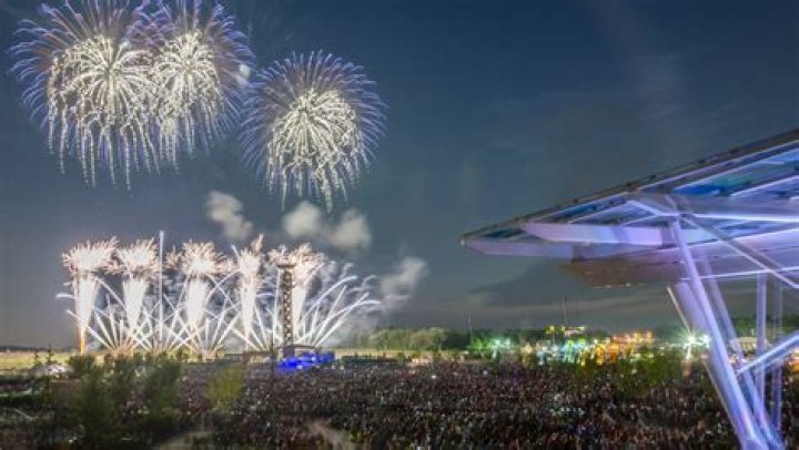 When are the blue ash fireworks?