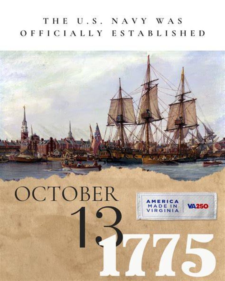 When was the navy established?