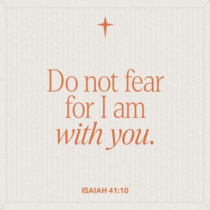 Where in the bible does it say be not dismayed?