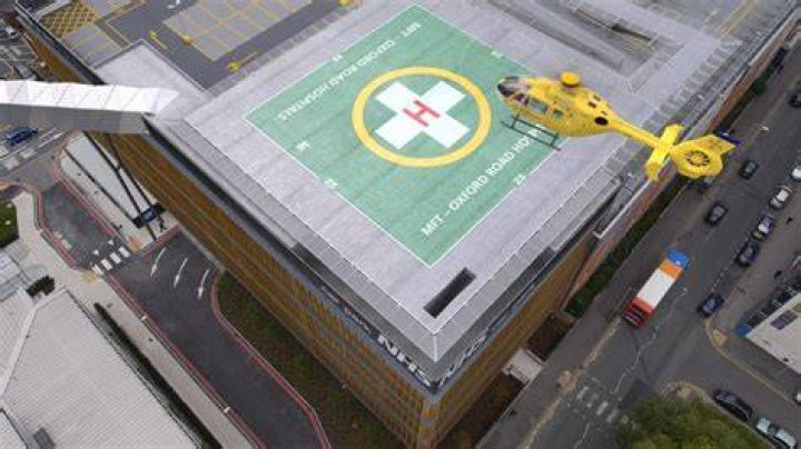 Which hospitals have helipads uk?