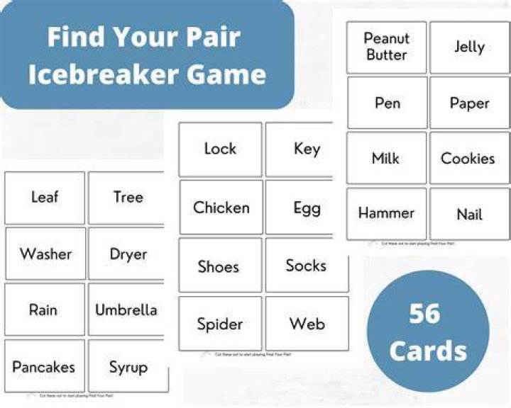 Who's my match game examples?